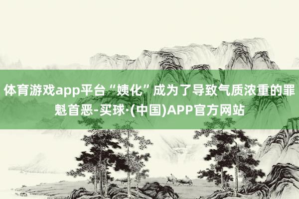 体育游戏app平台“姨化”成为了导致气质浓重的罪魁首恶-买球·(中国)APP官方网站